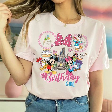 disney birthday girl shirt|6th birthday shirts for girls.